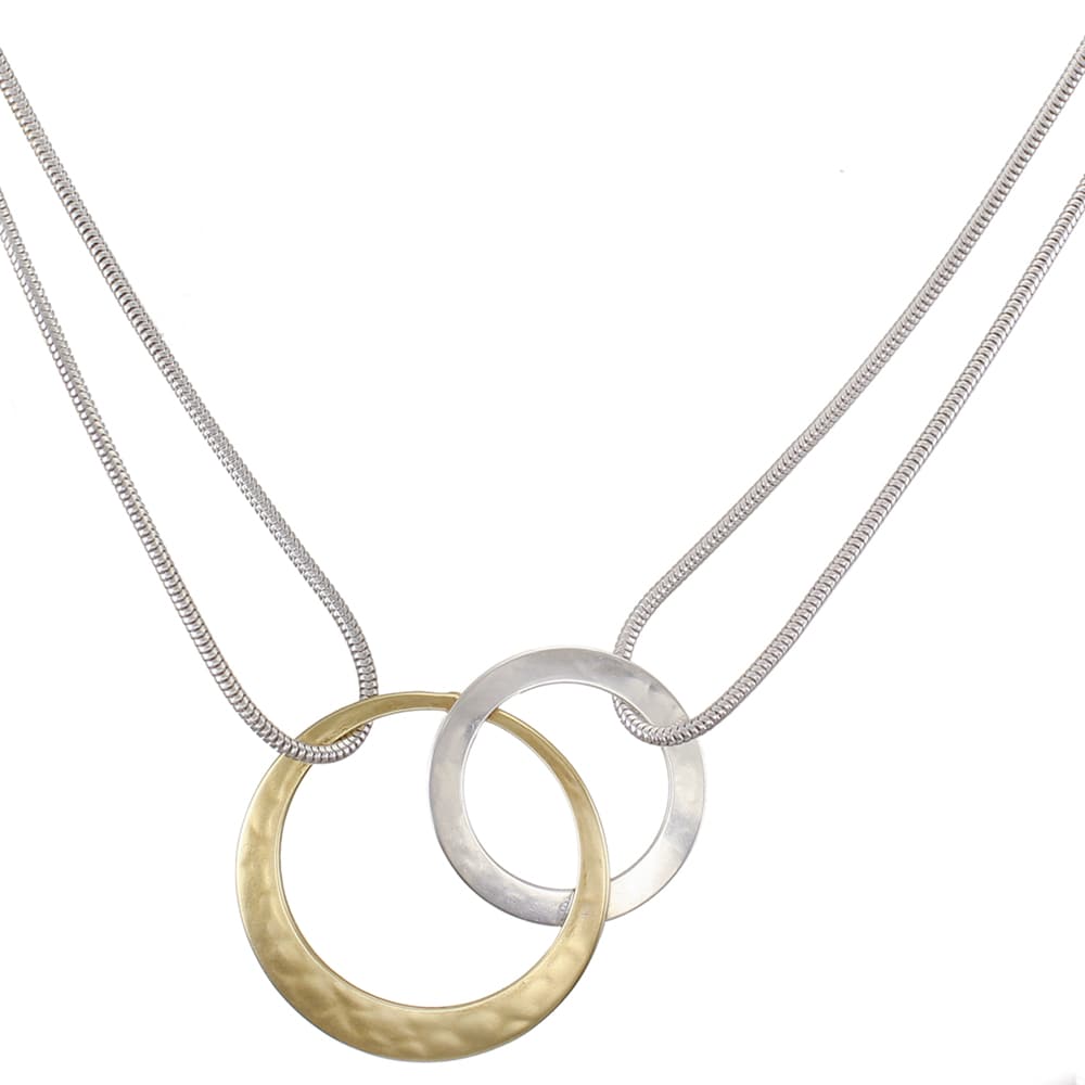 Marjorie Baer Necklaces Marjorie Baer Necklace - N9982D 84475301 Marjorie Baer Necklace - N9982D silver gold brass