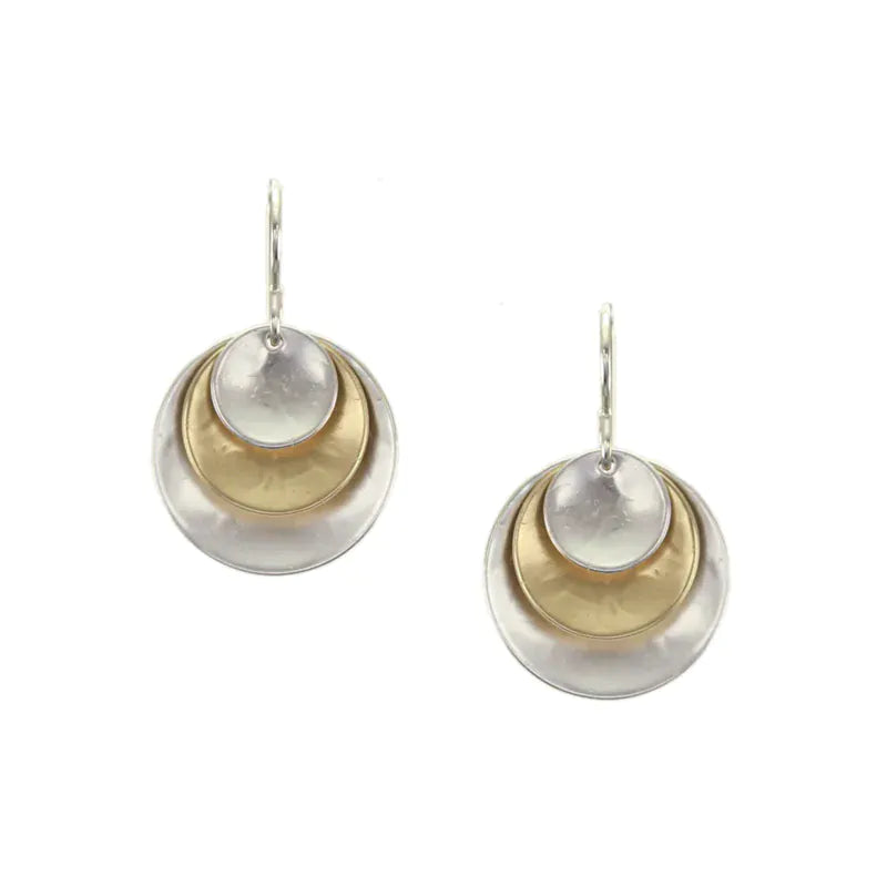 Marjorie Baer Earrings Marjorie Baer Earrings - E0531DW 39039454 Marjorie Baer Earrings - E0531DW silver gold brass