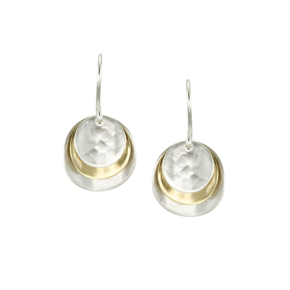 Marjorie Baer Earrings Marjorie Baer Earrings - E5348DW 61955749 Marjorie Baer Earrings - E5348DW silver gold brass