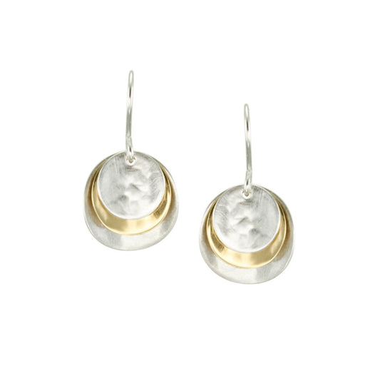 Marjorie Baer Earrings Marjorie Baer Earrings - E5348DW 61955749 Marjorie Baer Earrings - E5348DW silver gold brass