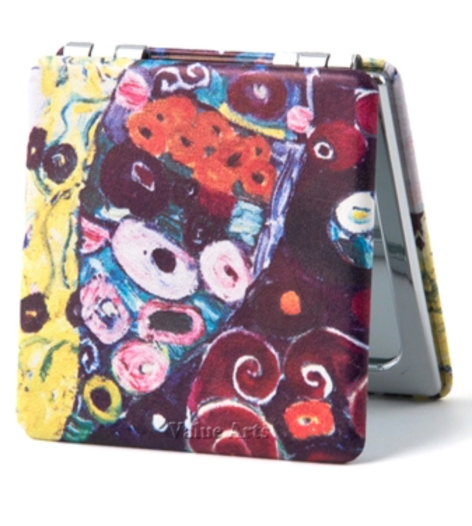 Value Arts Klimt Purple Travel Compact Mirror