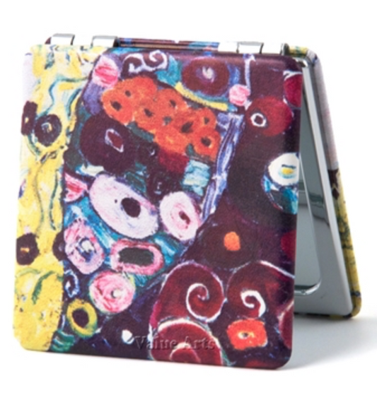 Value Arts Klimt Purple Travel Compact Mirror