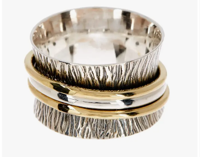 Zoey Simmons Handmade Bali Style Spinner Ring - JSR221