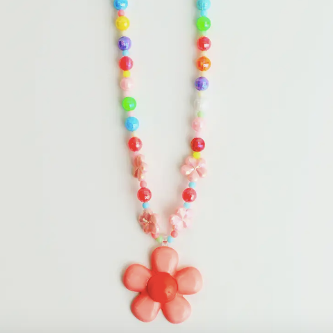 Sparkle Sisters Lovely Flower Necklace