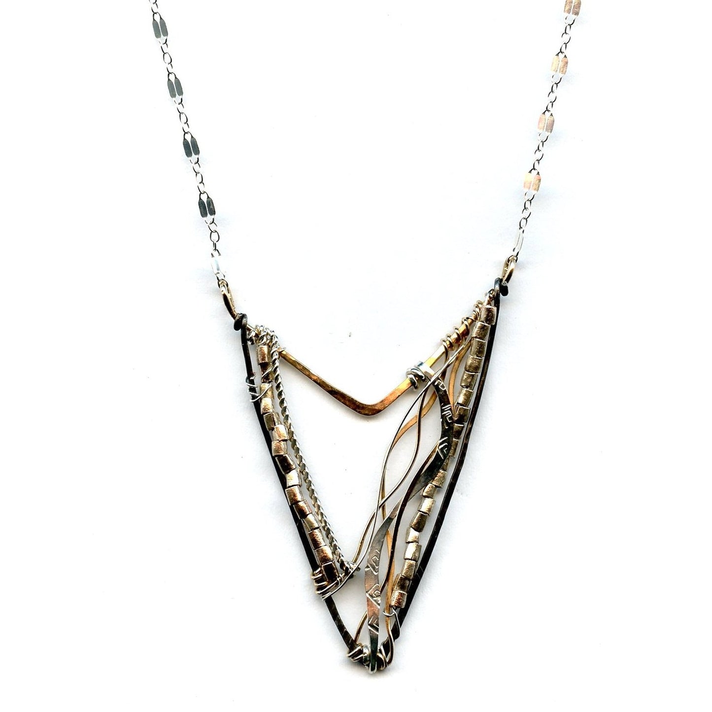Art By Any Means Sterling Silver Arrow Necklace