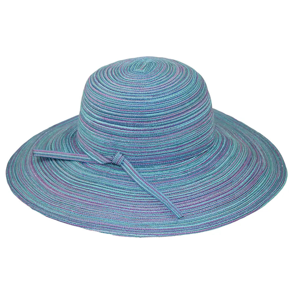 Jeanne Simmons Striped Braided Hat - Multiple Colors