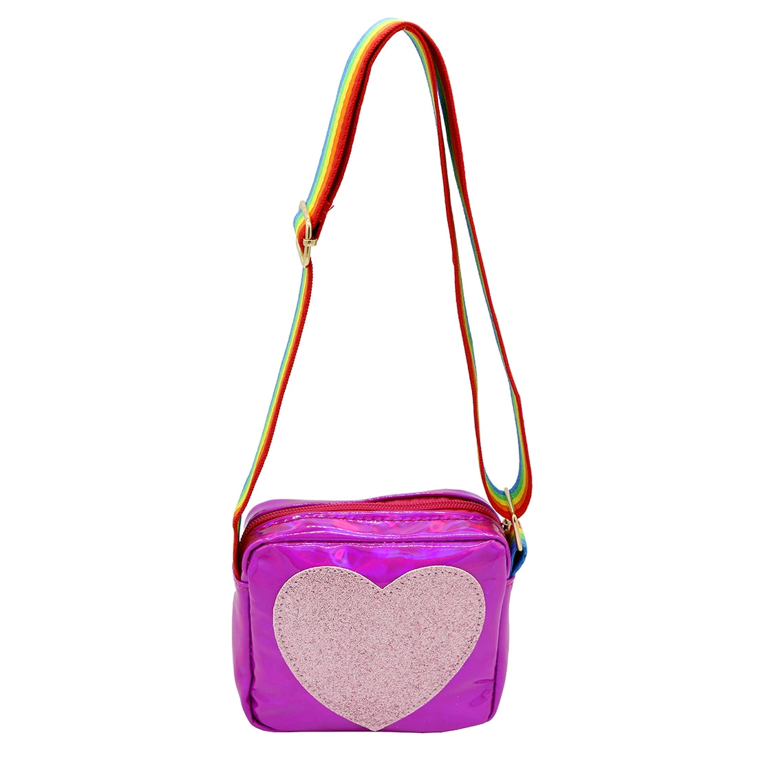 Sparkle Sisters Girls Heart Crossbody Bag - Multiple Colors