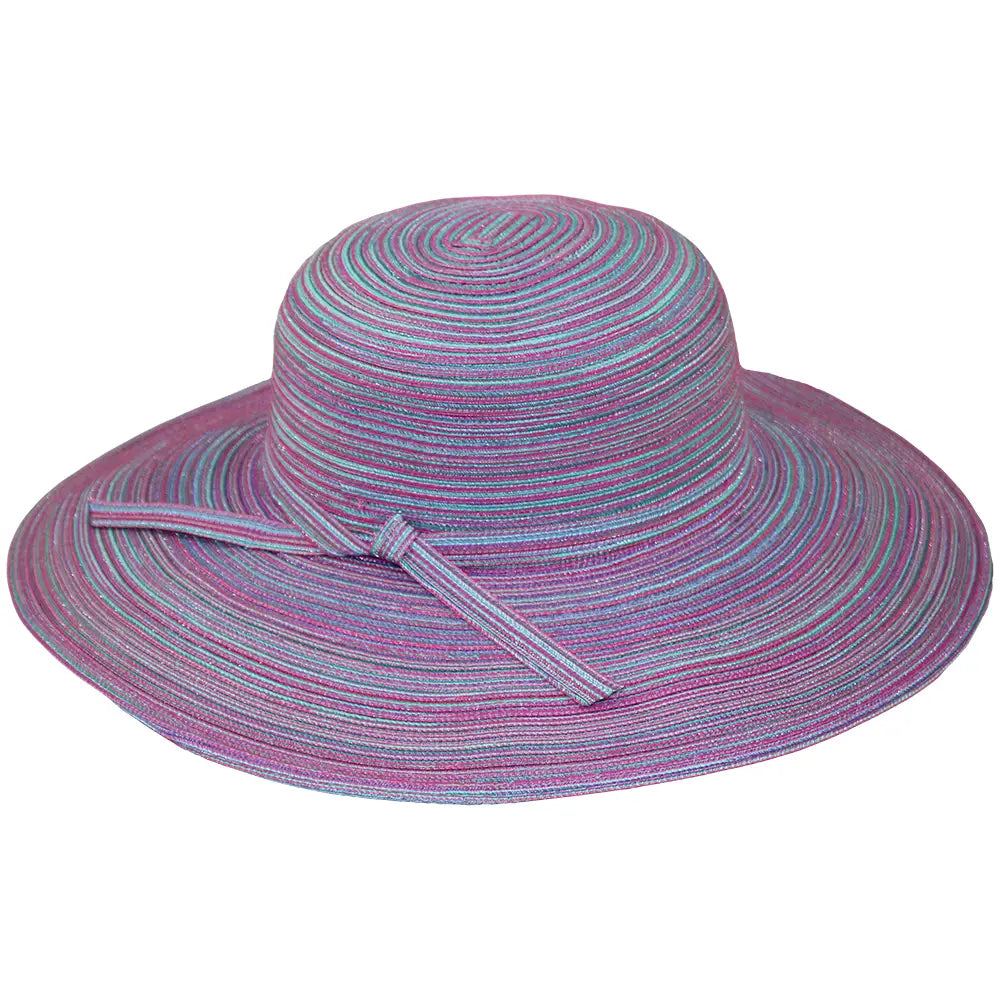 Jeanne Simmons Striped Braided Hat - Multiple Colors