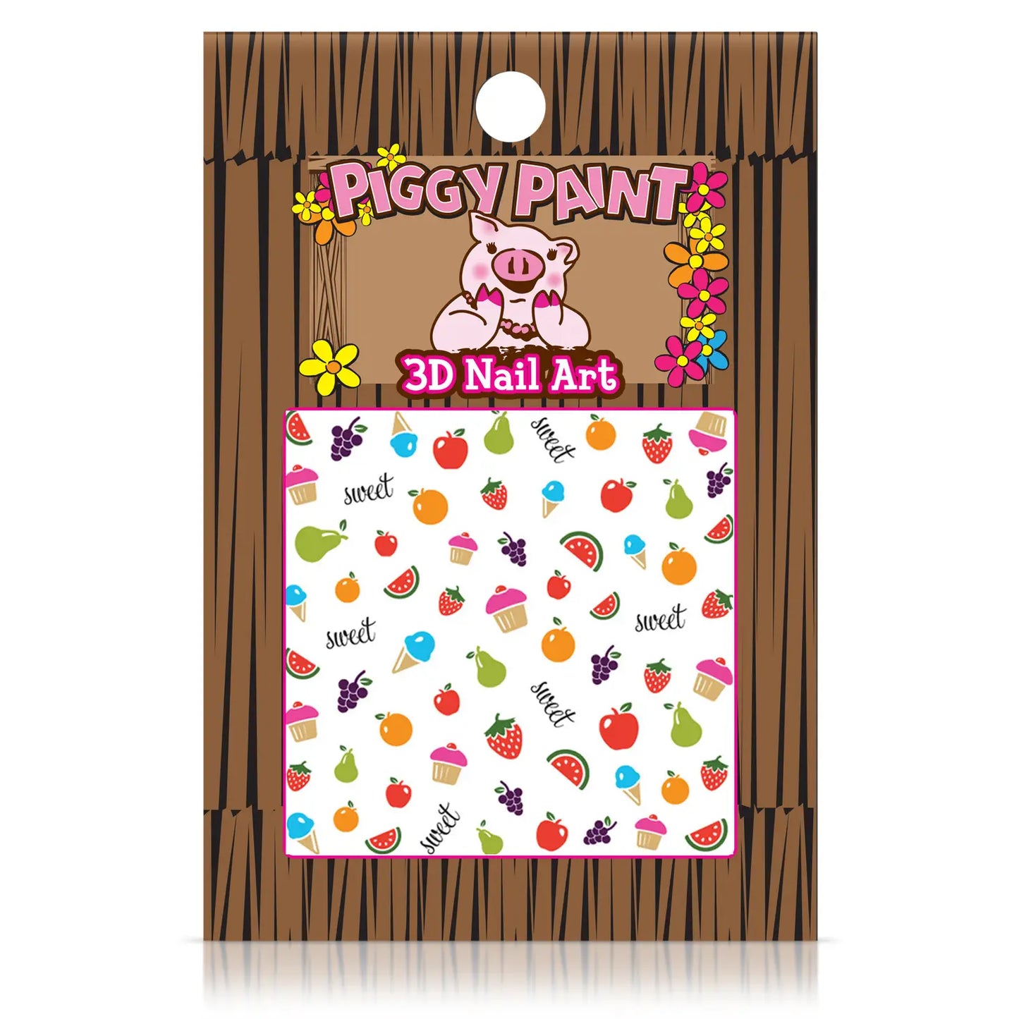 Piggy Paint Non-Toxic Nail Art Stickers for Kids - Multiple Prints