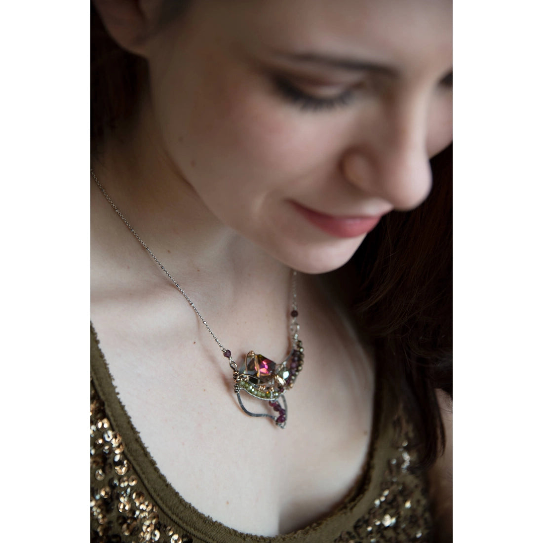 Art By Any Means Hummingbird Necklace
