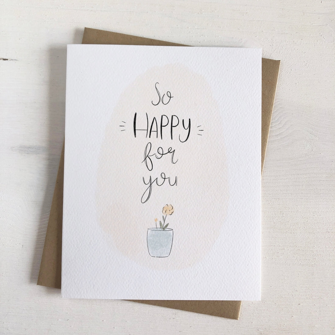 So Happy For You Greeting Card