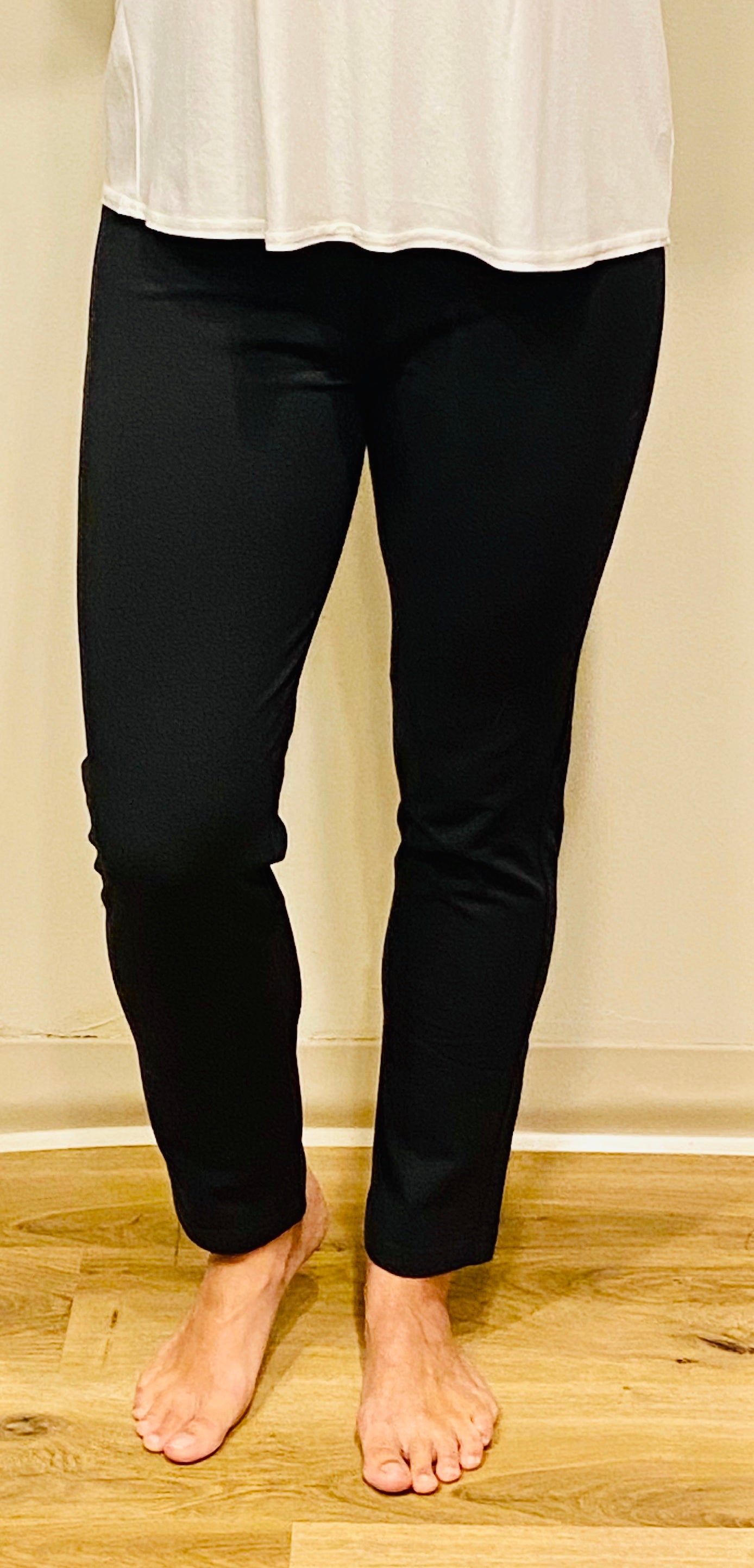 Deborah Parker Super Skinnies +2 Cotton/Spandex, Black